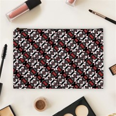 Linear Geometric Modern Pattern Cosmetic Bag (large) by dflcprintsclothing