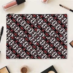 Linear Geometric Modern Pattern Cosmetic Bag (xl) by dflcprintsclothing