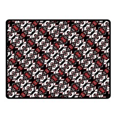 Linear Geometric Modern Pattern Fleece Blanket (small)