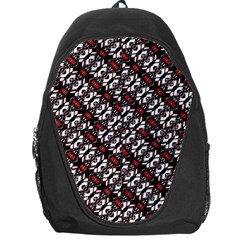 Linear Geometric Modern Pattern Backpack Bag