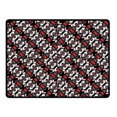 Linear Geometric Modern Pattern Double Sided Fleece Blanket (small) 