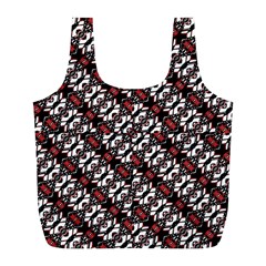 Linear Geometric Modern Pattern Full Print Recycle Bag (l) by dflcprintsclothing