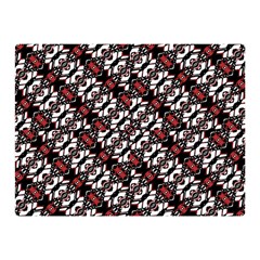 Linear Geometric Modern Pattern Double Sided Flano Blanket (mini) 