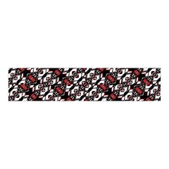 Linear Geometric Modern Pattern Velvet Scrunchie