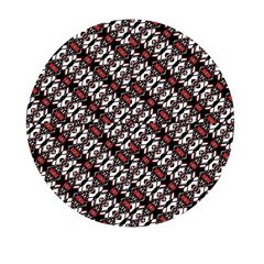 Linear Geometric Modern Pattern Mini Round Pill Box (pack Of 5) by dflcprintsclothing