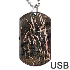 Abstract Light Games 4 Dog Tag Usb Flash (two Sides) by DimitriosArt