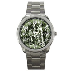 Abstract Light Games 6 Sport Metal Watch by DimitriosArt