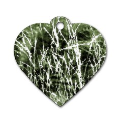 Abstract Light Games 6 Dog Tag Heart (one Side) by DimitriosArt