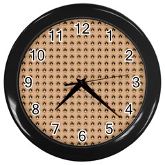 Olimedbege Wall Clock (black) by violetheavensky