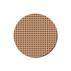 Olimedbege Rubber Round Coaster (4 Pack) by violetheavensky