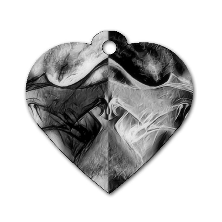 Oh, Bruce Dog Tag Heart (Two Sides)