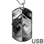 Oh, Bruce Dog Tag USB Flash (Two Sides) Front