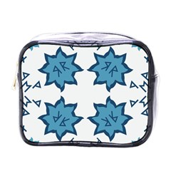 Abstract Pattern Geometric Backgrounds   Mini Toiletries Bag (one Side) by Eskimos