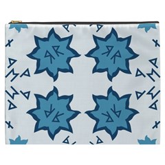 Abstract Pattern Geometric Backgrounds   Cosmetic Bag (xxxl) by Eskimos