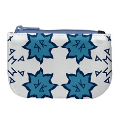 Abstract Pattern Geometric Backgrounds   Large Coin Purse by Eskimos