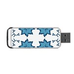 Abstract pattern geometric backgrounds   Portable USB Flash (One Side) Front