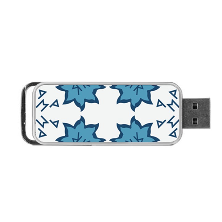 Abstract pattern geometric backgrounds   Portable USB Flash (One Side)