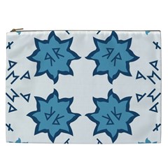 Abstract Pattern Geometric Backgrounds   Cosmetic Bag (xxl) by Eskimos