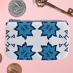 Abstract Pattern Geometric Backgrounds   Large Coin Purse by Eskimos