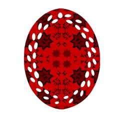 Abstract Pattern Geometric Backgrounds   Oval Filigree Ornament (two Sides) by Eskimos