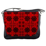 Abstract pattern geometric backgrounds   Messenger Bag Front