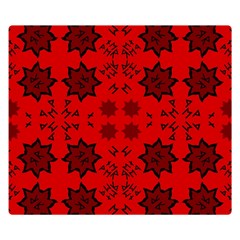 Abstract Pattern Geometric Backgrounds   Double Sided Flano Blanket (small)  by Eskimos