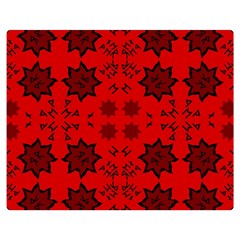 Abstract Pattern Geometric Backgrounds   Double Sided Flano Blanket (medium)  by Eskimos