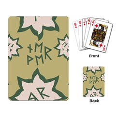 Abstract Pattern Geometric Backgrounds   Playing Cards Single Design (rectangle) by Eskimos