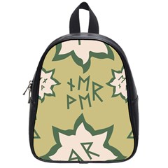 Abstract pattern geometric backgrounds   School Bag (Small)