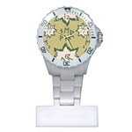 Abstract pattern geometric backgrounds   Plastic Nurses Watch Front