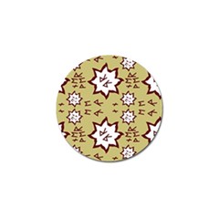 Abstract Pattern Geometric Backgrounds   Golf Ball Marker by Eskimos