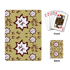 Abstract Pattern Geometric Backgrounds   Playing Cards Single Design (rectangle) by Eskimos