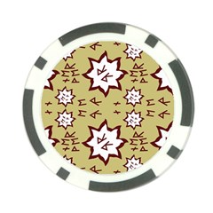 Abstract Pattern Geometric Backgrounds   Poker Chip Card Guard by Eskimos