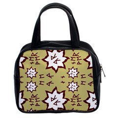 Abstract Pattern Geometric Backgrounds   Classic Handbag (two Sides) by Eskimos