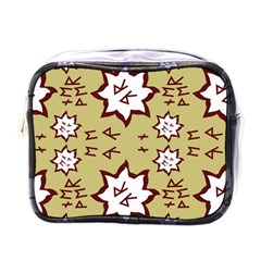 Abstract Pattern Geometric Backgrounds   Mini Toiletries Bag (one Side) by Eskimos