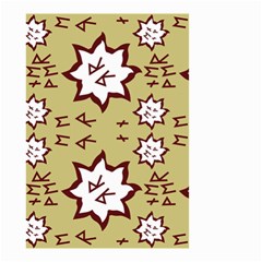 Abstract Pattern Geometric Backgrounds   Small Garden Flag (two Sides) by Eskimos