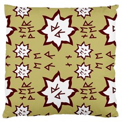 Abstract Pattern Geometric Backgrounds   Large Cushion Case (one Side) by Eskimos