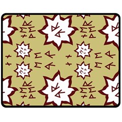 Abstract Pattern Geometric Backgrounds   Double Sided Fleece Blanket (medium)  by Eskimos