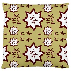 Abstract Pattern Geometric Backgrounds   Large Flano Cushion Case (one Side) by Eskimos