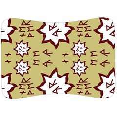 Abstract Pattern Geometric Backgrounds   Velour Seat Head Rest Cushion by Eskimos