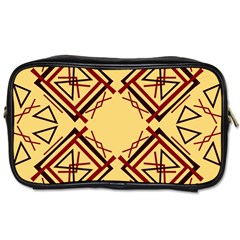 Abstract Pattern Geometric Backgrounds   Toiletries Bag (two Sides) by Eskimos