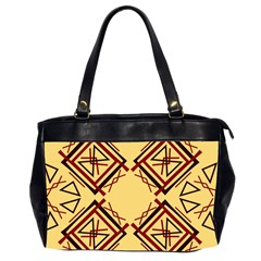 Abstract Pattern Geometric Backgrounds   Oversize Office Handbag (2 Sides) by Eskimos