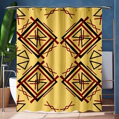 Abstract Pattern Geometric Backgrounds   Shower Curtain 60  X 72  (medium)  by Eskimos