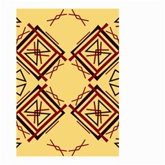 Abstract Pattern Geometric Backgrounds   Small Garden Flag (two Sides) by Eskimos