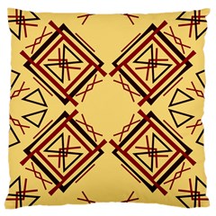 Abstract Pattern Geometric Backgrounds   Large Cushion Case (two Sides) by Eskimos