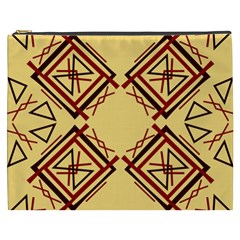 Abstract Pattern Geometric Backgrounds   Cosmetic Bag (xxxl) by Eskimos