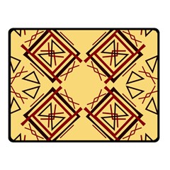 Abstract Pattern Geometric Backgrounds   Double Sided Fleece Blanket (small)  by Eskimos