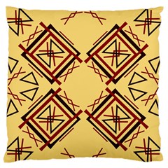 Abstract Pattern Geometric Backgrounds   Standard Flano Cushion Case (one Side) by Eskimos