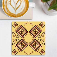 Abstract Pattern Geometric Backgrounds   Uv Print Square Tile Coaster  by Eskimos