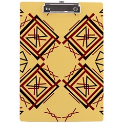 Abstract Pattern Geometric Backgrounds   A4 Clipboard by Eskimos